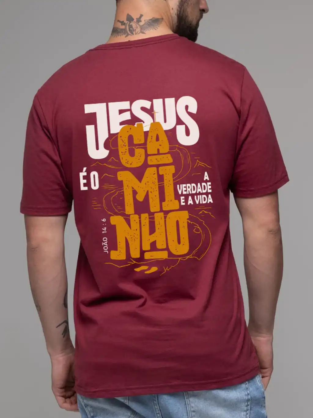 Imagem produto Camiseta Deus é o Caminho João 14:6 
