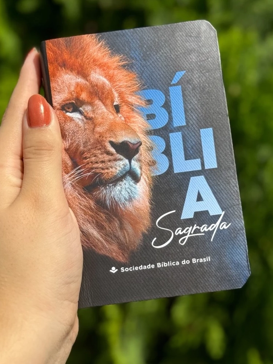 Imagem produto Bíblia de bolso Leão Mini biblia