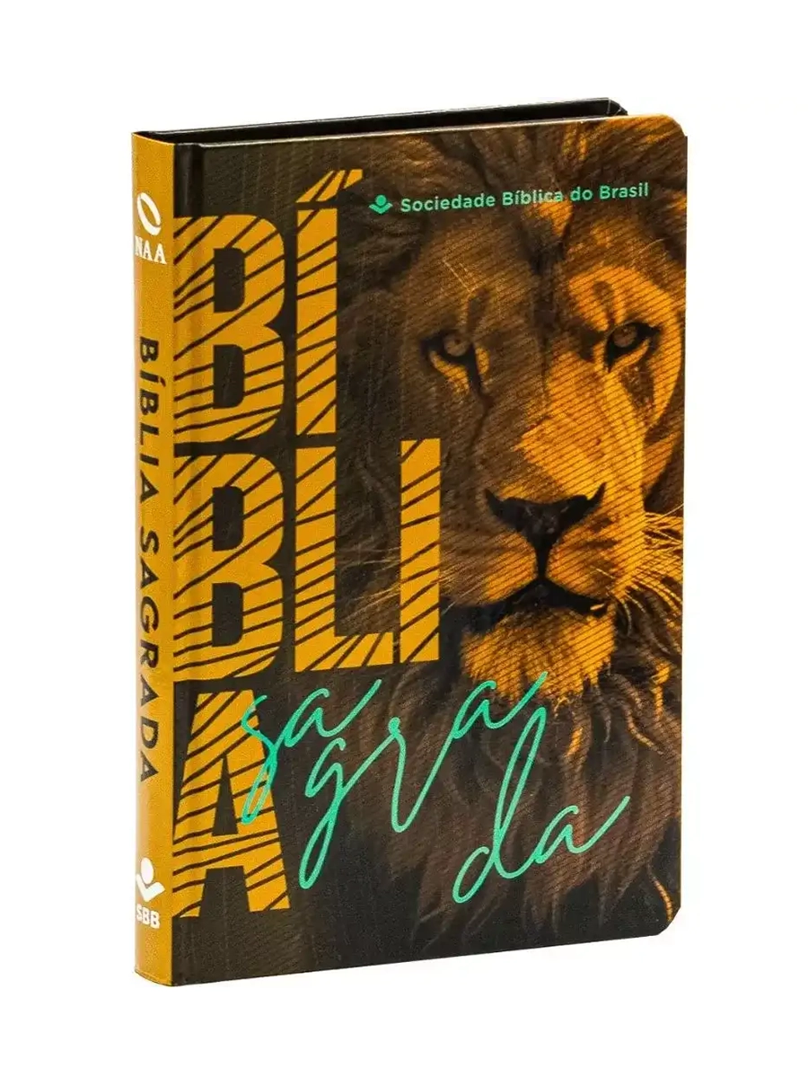 Imagem produto Bíblia Leão | Capa Dura | Bíblia Jovem Super Slim | NAA